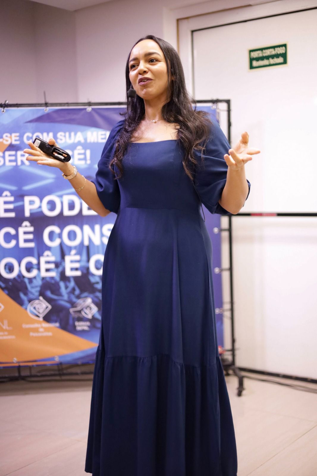 Palestra com interpretação em Libras